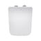 Sedile WC con Chiusura Soft Close, Sgancio Rapido e Fissaggio Superiore - Bianco - Avenham