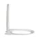 Sedile WC con Chiusura Soft Close, Sgancio Rapido e Fissaggio Superiore - Bianco - Hatfield
