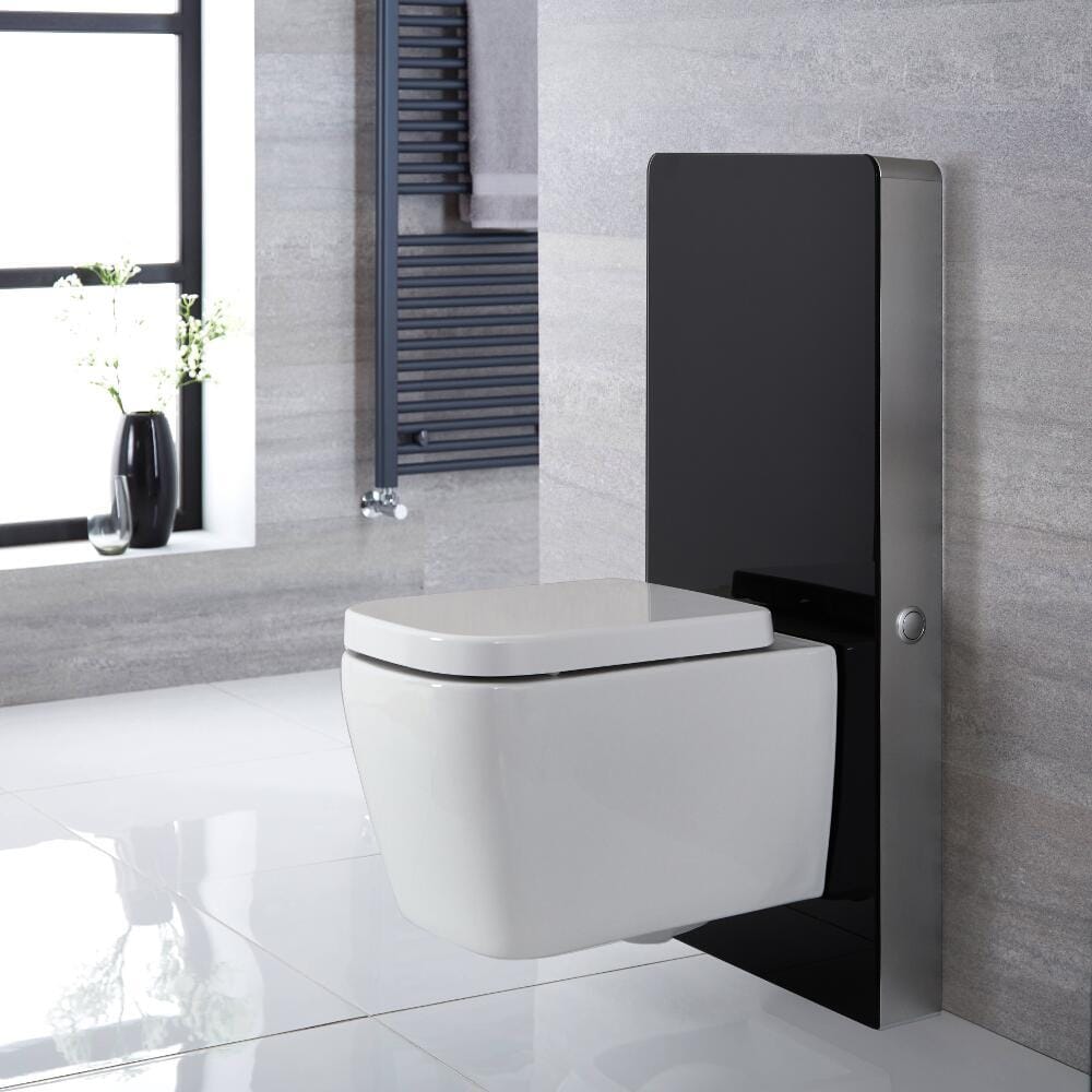 Unità WC Nera da 500mm (Sanitario Non Incluso) - Saru