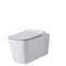 Sanitario Bagno WC Quadrato Sospeso 330x350x570mm con Sedile Copri WC Soft Close - Sandford