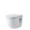 Sanitario Bagno WC Quadrato Sospeso  400x360x515mm con Sedile Copri WC Soft Close - Belstone