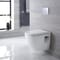 Sanitario Bagno WC Quadrato Sospeso  400x360x515mm con Sedile Copri WC Soft Close - Belstone