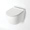 Sanitario WC Sospeso Rotondo con Sedile WC - Design Senza Brida - Otterton