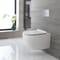 Sanitario WC Sospeso Rotondo con Sedile WC - Design Senza Brida - Otterton