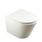 Sanitario Sospeso con Sedile con Chiusura Ammortizzata - Bianco - Colby