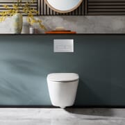 Sanitario WC Moderno Sospeso con Sedile a Chiusura Ammortizzata - Bianco - Sutton