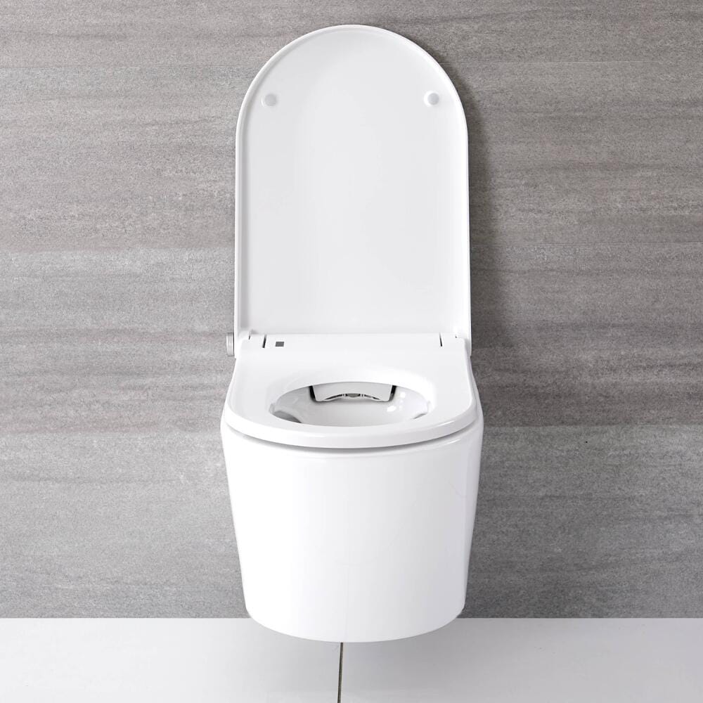 Smart Toilet Sospeso Stile WC Giapponese con Sanitario e Bidet - Hirayu