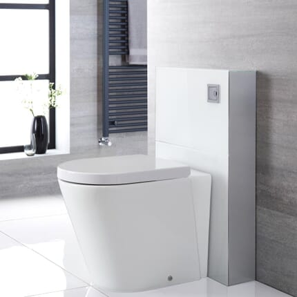 Kit per Sanitario Saru Bianco 500mm Completo di Vaso WC - Saru