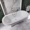 Vasca da Bagno Freestanding a Doppia Estremità con Bordo Arrotondato - 1780 x 825mm - Diversi Piedini Disponibili - Legend