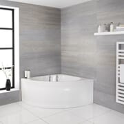 Vasca da Bagno Angolare in Acrilico 135x135cm con Pannello - Belstone