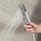 Sistema Doccia con Miscelatore Termostatico con Deviatore, Soffione, Doccetta e Idrogetti (3 Vie) - Cromato - Kubix