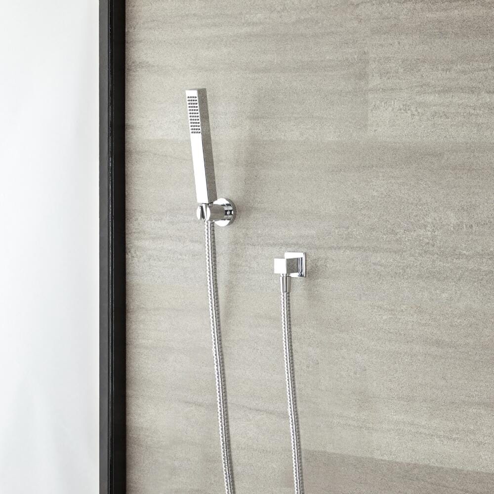 SwissWave Doccetta Stick Monogetto | Cromo | Doccia A Mano In ABS | Facile Installazione | Design Cilindrico Elegante - 5