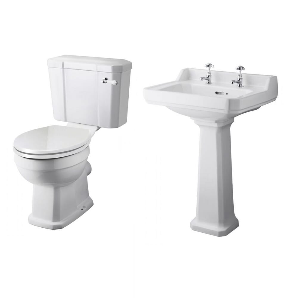 Set Bagno Completo di Lavabo e Sanitario Lewiston