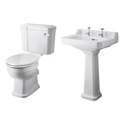 Set Bagno Completo di Lavabo e Sanitario Lewiston