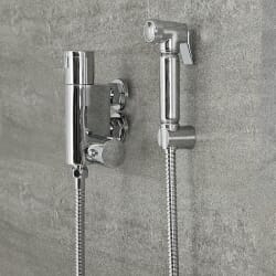 Kit Doccetta Igienica per WC con Miscelatore Termostatico - Cromato - Como