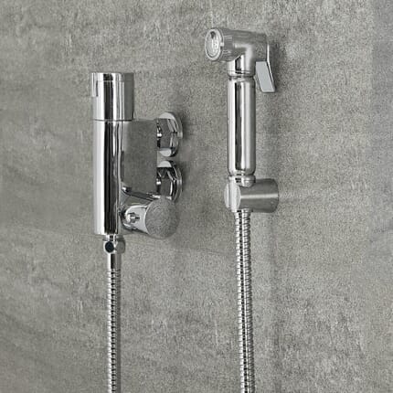 Kit Doccetta Igienica per WC con Miscelatore Termostatico - Cromato - Como