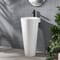 Lavabo Moderno su Colonna - 398mm x 498mm (1 Tap-Hole) - Covelly