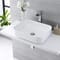 Lavabo Bagno da Appoggio Rettangolare in Ceramica 500x400mm - Milton