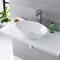 Lavabo Bagno da Appoggio Ovale 520x320mm in Ceramica - Kenton