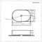 Lavabo Bagno da Appoggio in Ceramica Ovale 575mm x 360mm - Otterton