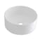 Lavabo Bagno da Appoggio Tondo in Ceramica 400x400mm - Covelly