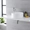 Lavabo Bagno da Appoggio Tondo in Ceramica 400x400mm - Covelly