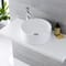 Lavabo Bagno da Appoggio Tondo in Ceramica 400x400mm - Covelly