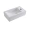 Lavabo Bagno da Appoggio in Ceramica Rettangolare 450x250mm - Sandford