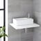 Lavabo Bagno da Appoggio in Ceramica Rettangolare 450x250mm - Sandford