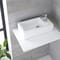 Lavabo Bagno da Appoggio in Ceramica Rettangolare 450x250mm - Sandford