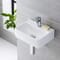 Lavabo Bagno Sospeso in Ceramica Rettangolare 400x295mm - Exton
