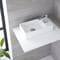 Lavabo Bagno da Appoggio in Ceramica Rettangolare 400x220mm - Halwell