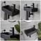 Lavabo Bagno Sospeso Rettangolare Nero – 400mm x 220mm – Nox
