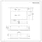 Lavabo Bagno da Appoggio Rettangolare in Ceramica 605x430mm - Sandford