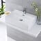 Lavabo Bagno da Appoggio Rettangolare in Ceramica  605x430mm - Sandford