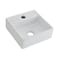 Lavabo Bagno Sospeso Quadrato in Ceramica 280x280mm - Halwell