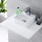 Lavabo Bagno Sospeso Quadrato in Ceramica 280x280mm - Halwell