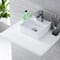 Lavabo Bagno da Appoggio Quadrato in Ceramica 280x280mm - Halwell
