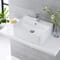 Lavabo Bagno Sospeso in Ceramica Rettangolare 520x420mm - Exton