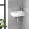 Lavabo Bagno da Appoggio Ovale in Ceramica 400x280mm - Ashbury