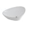 Lavabo da Appoggio Moderno - Bianco - 590 mm x 390 mm - (senza Fori per Rubinetteria) - Select