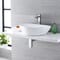 Lavabo da Appoggio Moderno - Bianco - con Miscelatore Alto - 590 mm x 390 mm - Razor