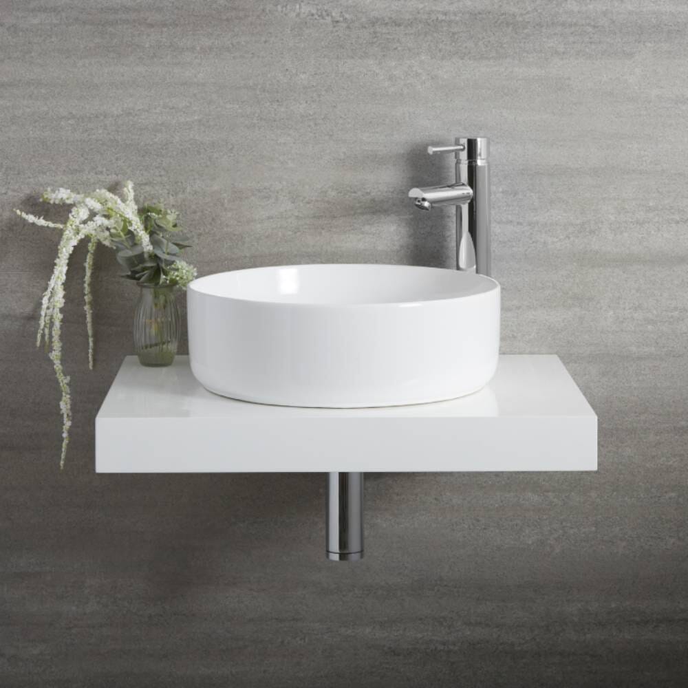 Lavabo da Appoggio Rotondo – Bianco 395mm x 395mm - Sphere