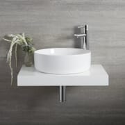 Lavabo da Appoggio Rotondo – Bianco 395mm x 395mm - Sphere