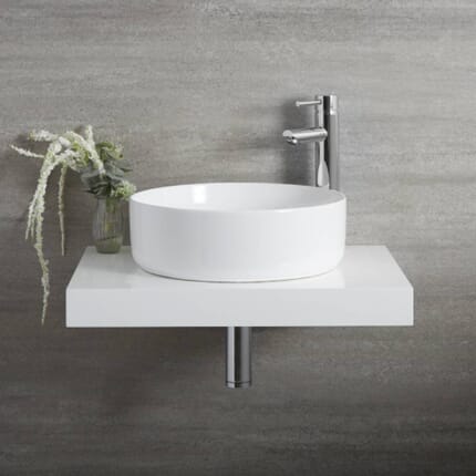 Lavabo da Appoggio Rotondo – Bianco 395mm x 395mm - Sphere