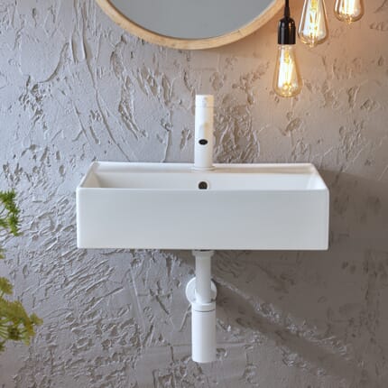 Lavabo Sospeso Rettangolare - 500mm x 350mm (1 Foro per la Rubinetteria) - Scelta di Finiture - Elements