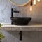 Lavabo d'Appoggio Ovale - 405mm x 330mm (Senza Fori per la Rubinetteria) - Scelta di Finiture - Elements