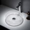 Lavabo da Appoggio Rotondo in Vetro Cristallo - 353mm (Senza Fori per la Rubinetteria) - Scelta di Finiture - Covelly