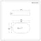 Lavabo d'Appoggio Ovale - 805mm x 390mm (Senza Fori per la Rubinetteria) - Ealing