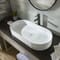 Lavabo d'Appoggio Ovale - 805mm x 390mm (Senza Fori per la Rubinetteria) - Ealing